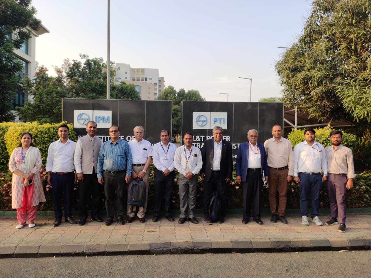 GROUP PHOTO AFTER WORKSHOP AT L&T PTI ON 10TH APRIL 2023